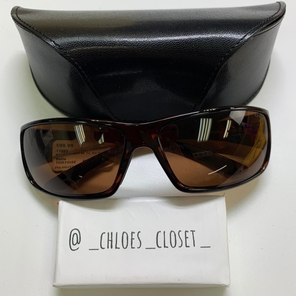 🕶️Made in Italy! Bolle Kingsnake 11893 Polarized Sunglasses /VA1🕶️​